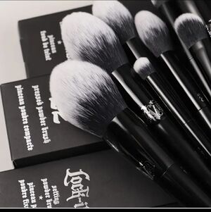 Kat Von D Black & White Makeup Brush Set - 3 Piece
